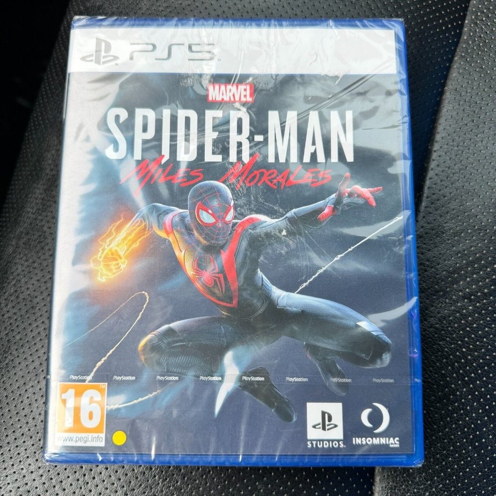 🎮 MARVEL'S SPIDER-MAN (SEALED) Miles Morales PlayStation 5 PS5 Game PEGI 16